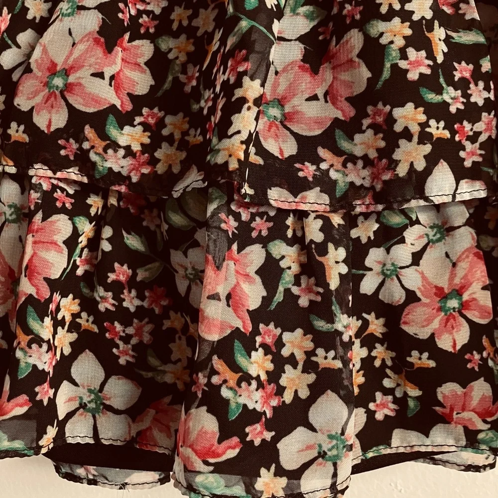 Girl’s Floral/Tiered Skort, Size 16, by Justice